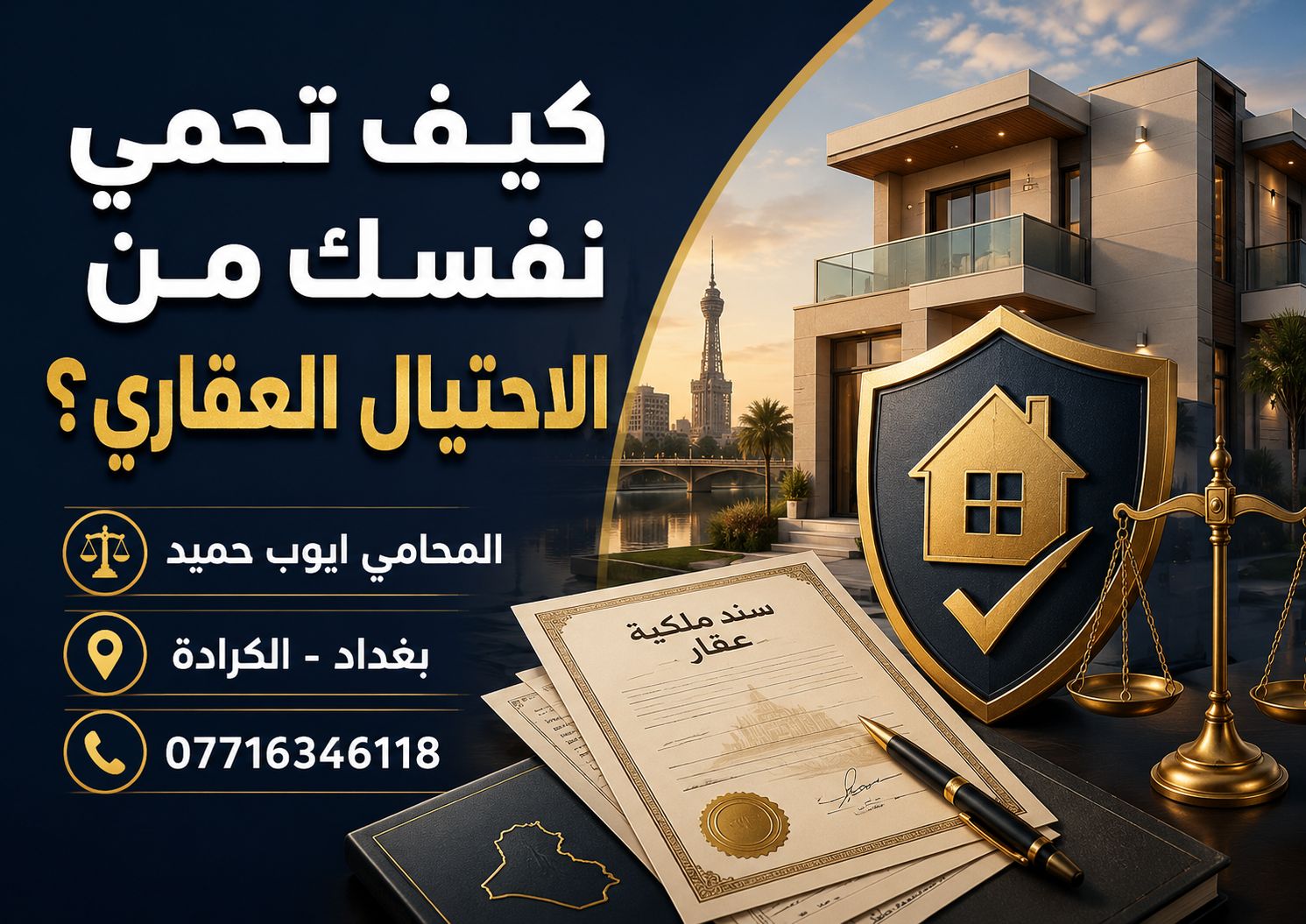 كيف تحمي نفسك من الاحتيال العقاري في العراق؟