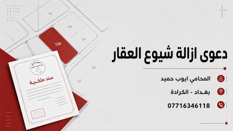 دعوى ازالة شيوع العقار